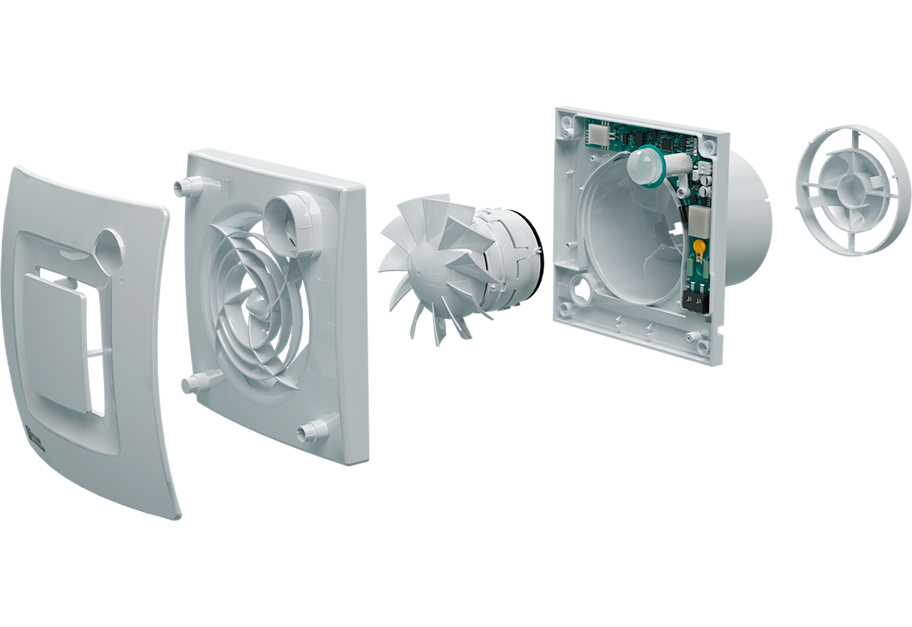 Thermex Silent One Ø100 mm, hvit