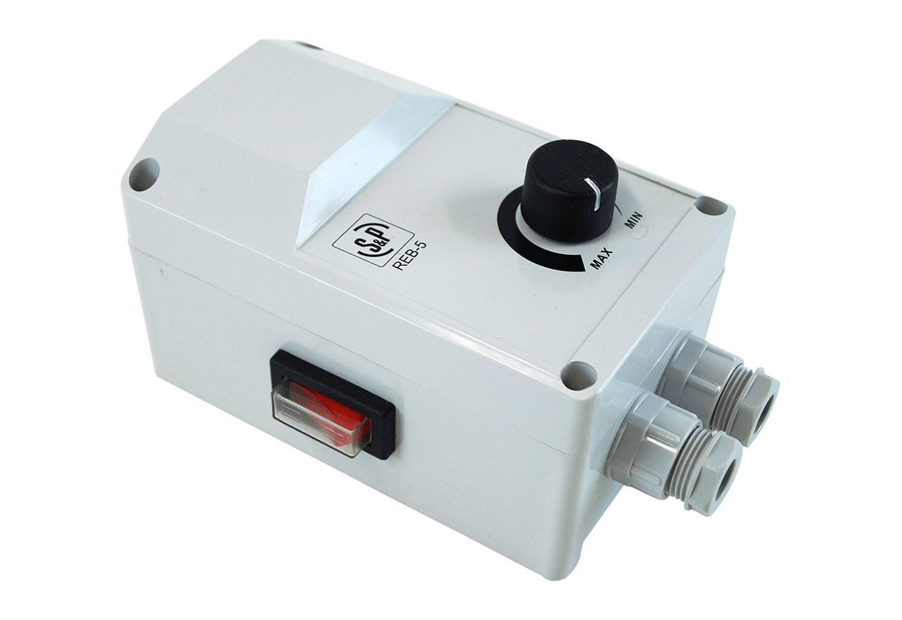 REB – 5 Trinnløs regulering, 230V/ 5 A REB – 5 Trinnløs regulering, 230V/ 5 A