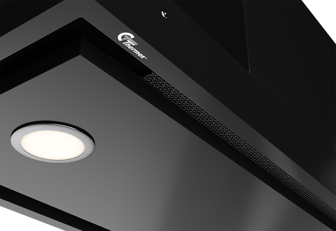 Design Line 8003 - 80 cm - build-in - black - Smarthome