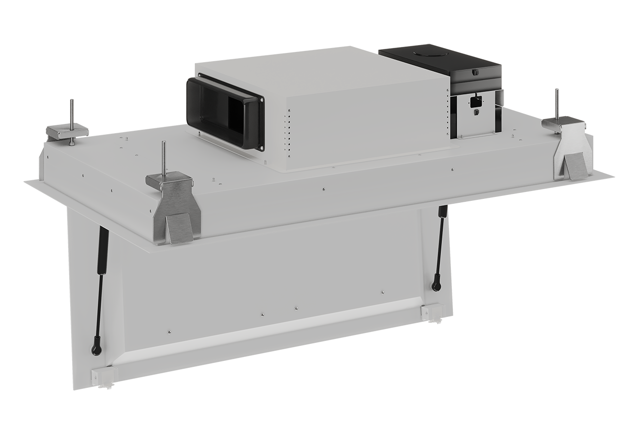 Passat Medio II - 90x50 cm - hvit m/motor Passat Medio II - 90x50 cm - hvit m/motor