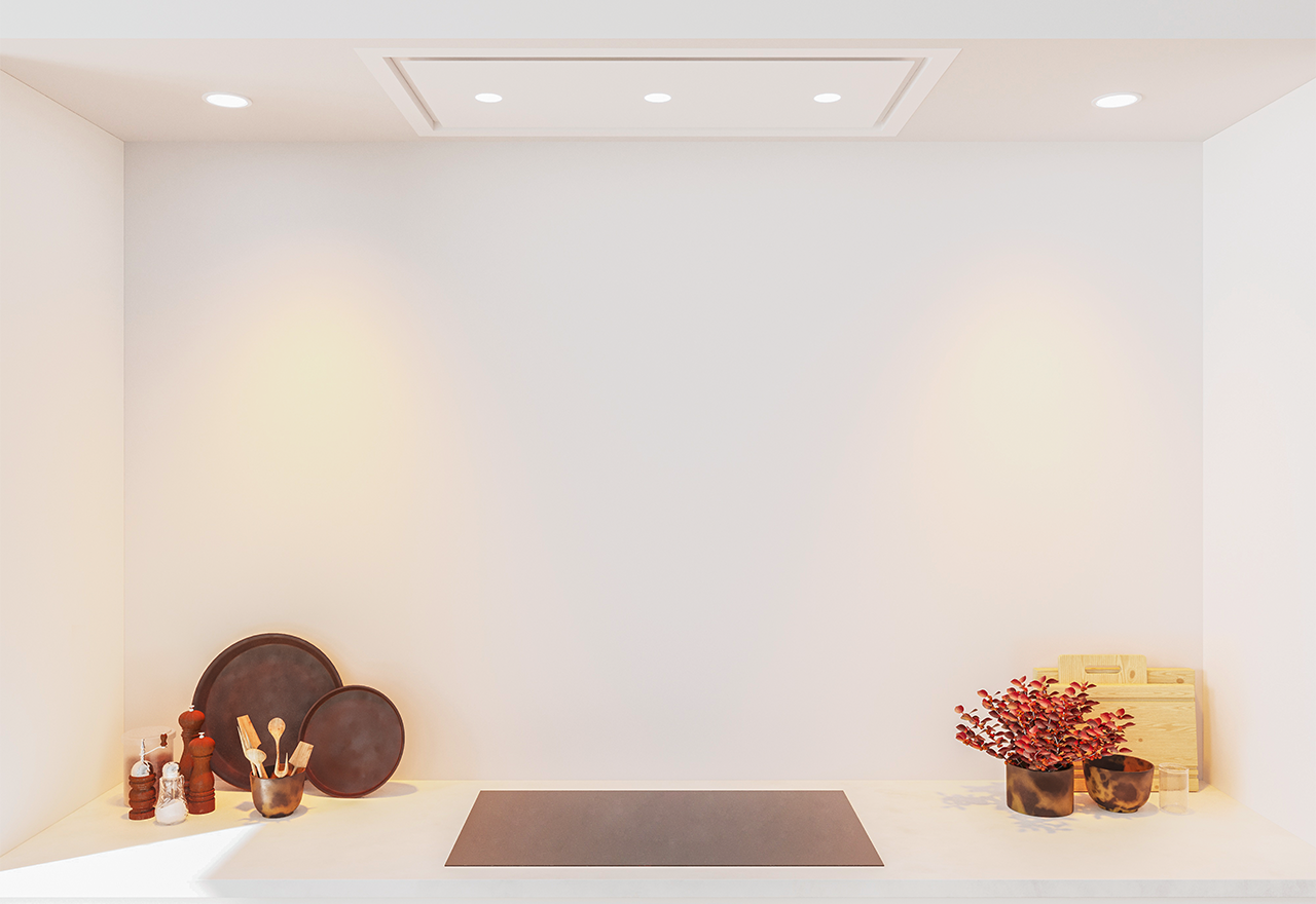 Passat Medio II - 90x50 cm - hvit m/motor Passat Medio II - 90x50 cm - hvit m/motor