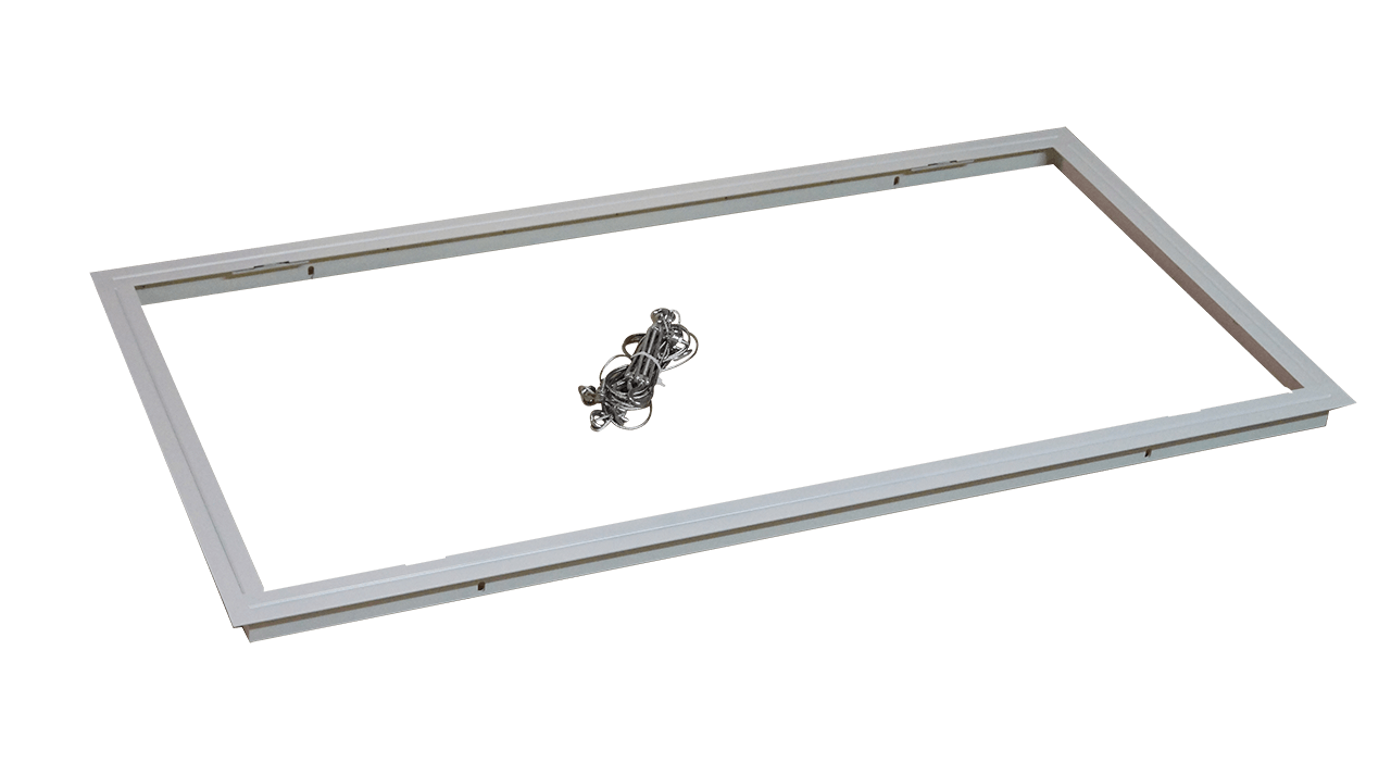 Trådopphengt innbyggingsramme 1200 mm, hvit Trådopphengt innbyggingsramme 1200 mm, hvit