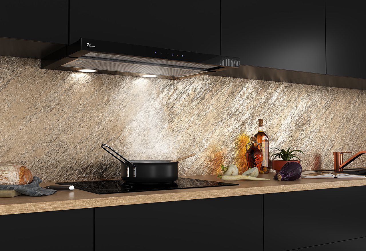 Design Line 8006 - 60 cm - build-in - black - Smarthome