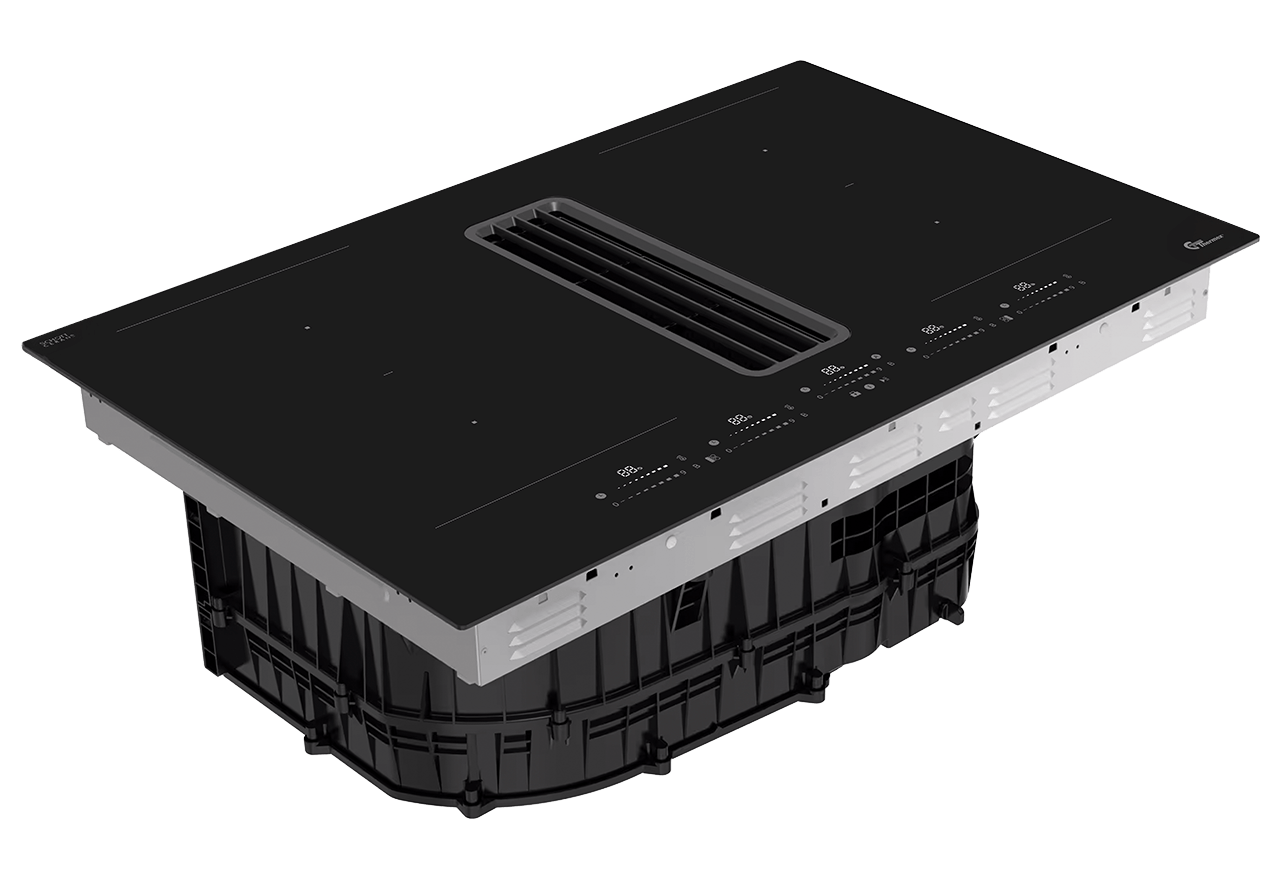 TXE80 induksjonstopp med innebygd kjøkkenhette