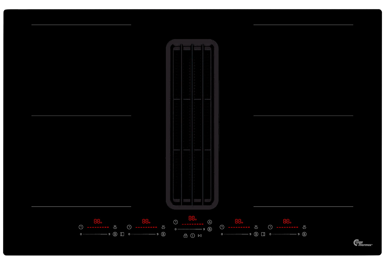 Downdraft One 80 cm med kullfilter