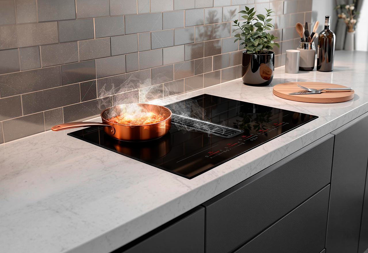 Downdraft One 80 cm med kullfilter