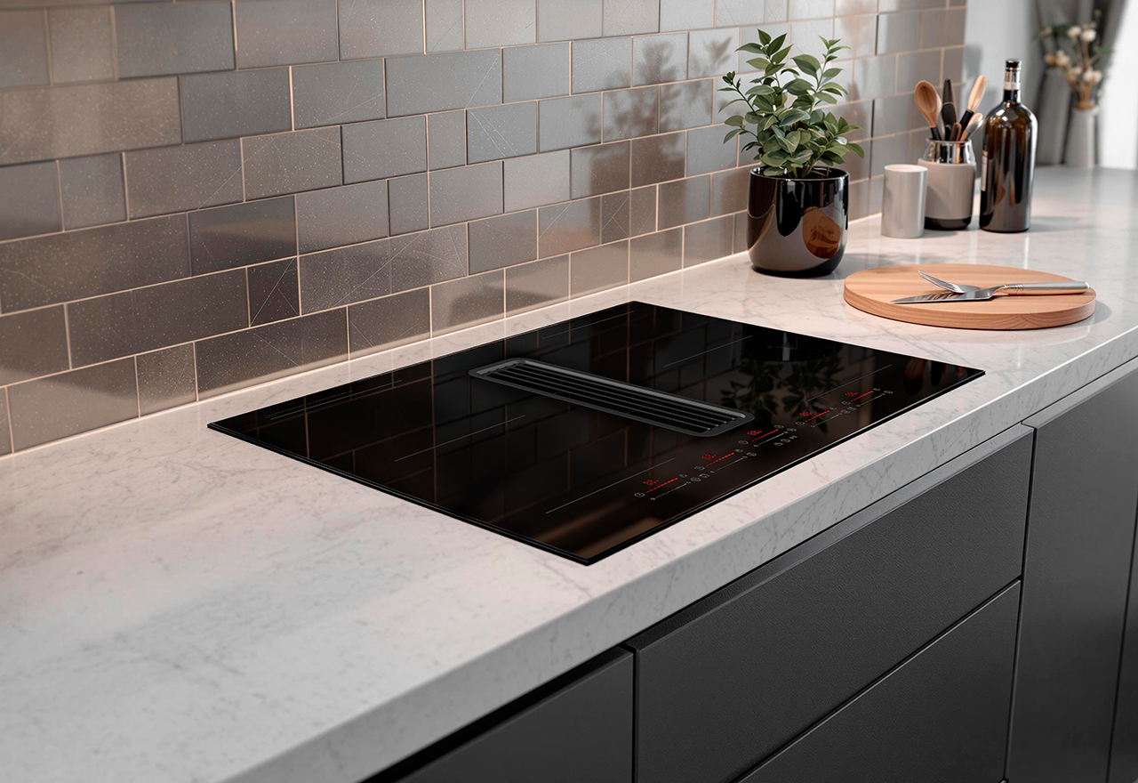 Downdraft One 80 cm med kullfilter