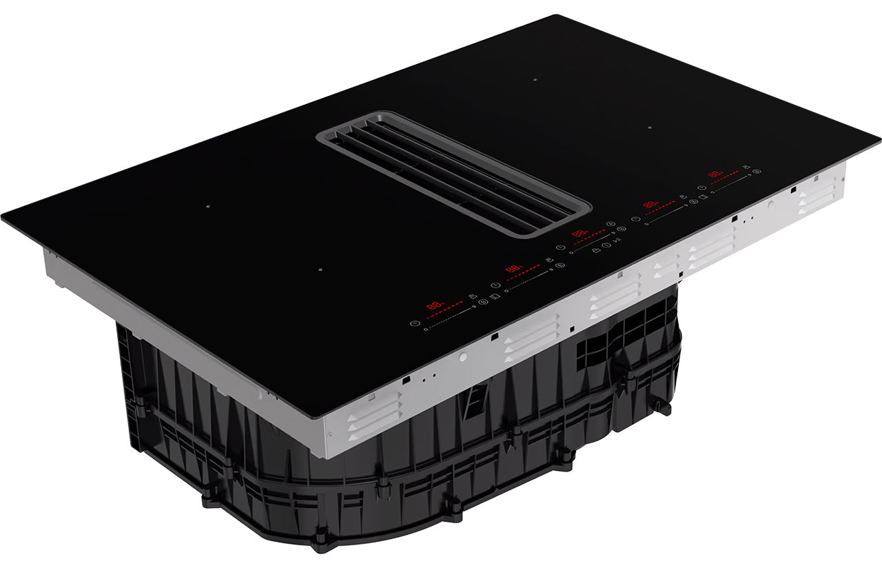 Copenhagen Gloss-komfyr med innebygd komfyrhette