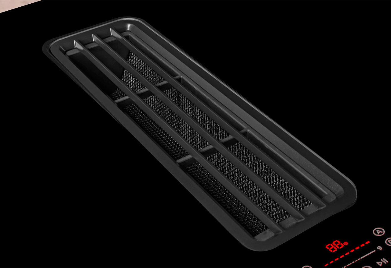 Copenhagen Gloss-komfyr med innebygd komfyrhette