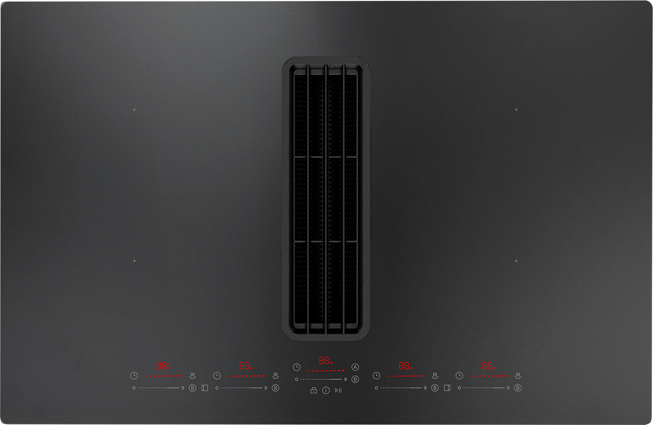 Copenhagen Matt Stove med innebygd komfyrhette