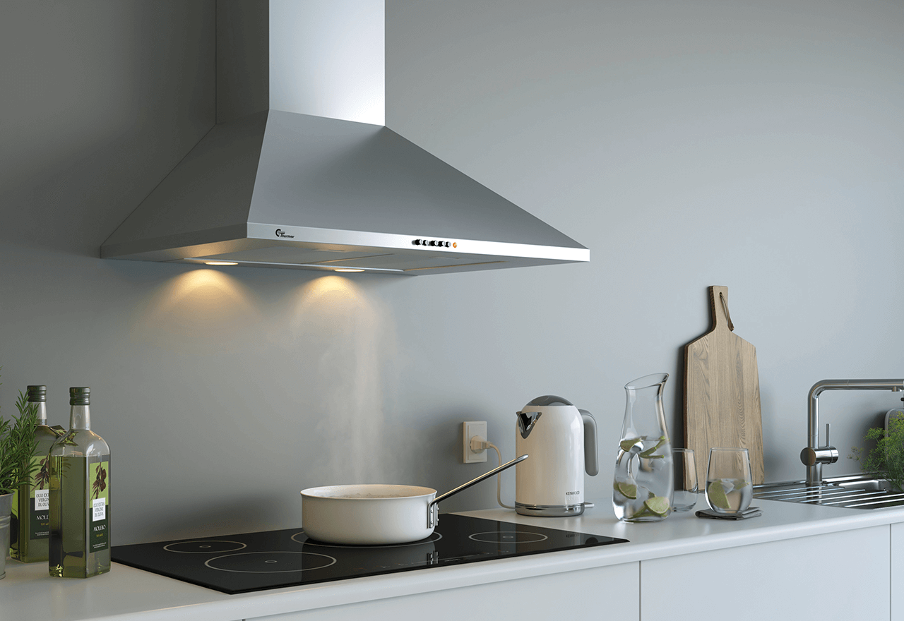 Decor 942 700 mm Rustfri Med motor