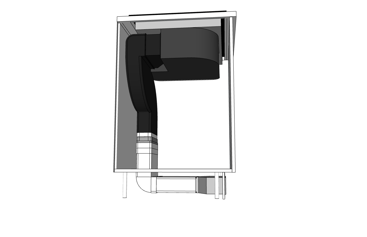 Kit for recirkulation for Trend Downdraft