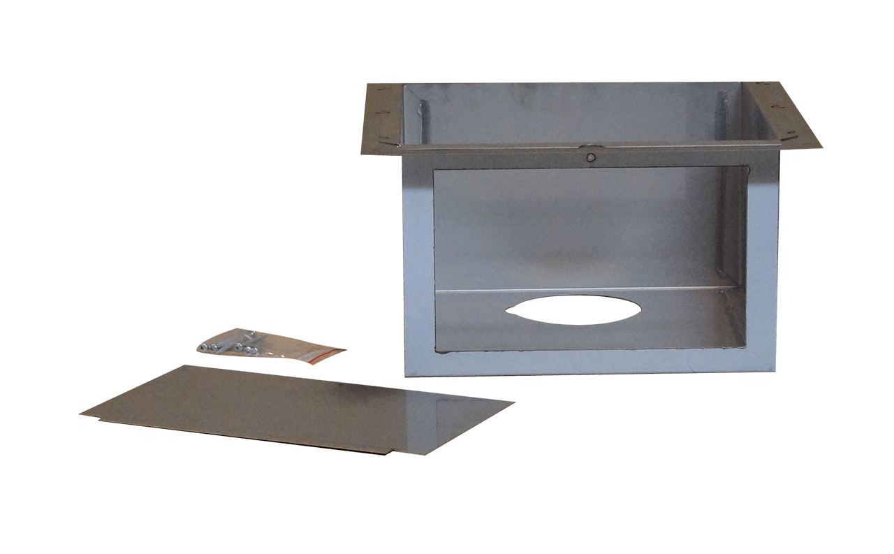 Monteringsadapter for spjeld/balansert ventilasjon vegg Stål Monteringsadapter for spjeld/balansert ventilasjon vegg Stål