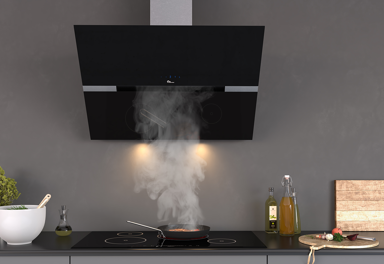 Preston II 600 mm Rustfri/Sort Med motor