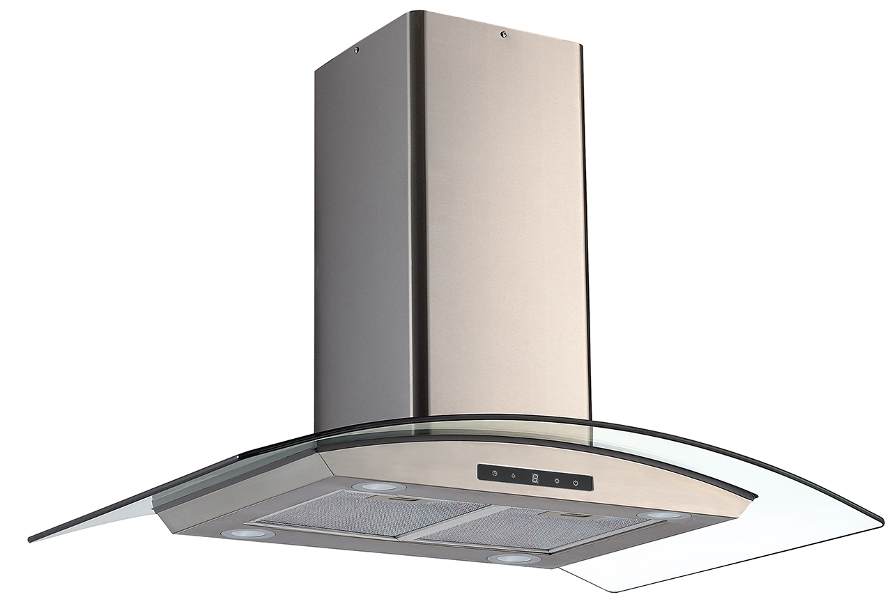 Derby II 90 cm Rustfritt/glass Med motor