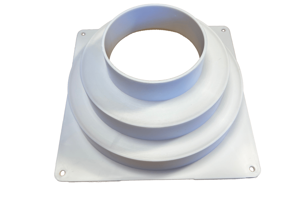 Universalflens for tele 100-125-160 mm