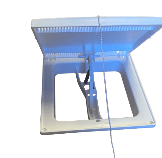 Klaffventil 15x15 hvit