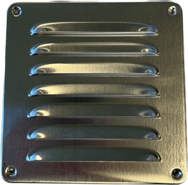 Metall spaltegitter 15x15 cm