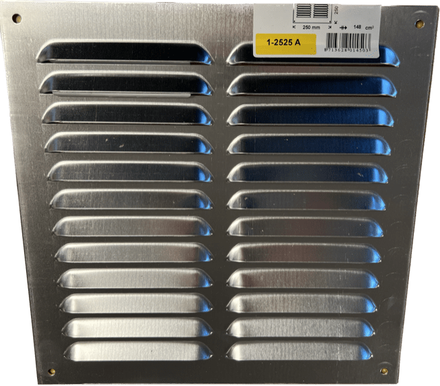 Metall spaltegitter 25x25 cm Metall spaltegitter 25x25 cm