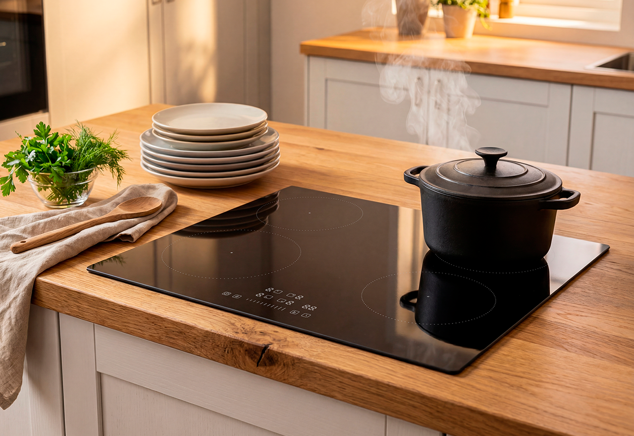 Nordic 6560 induksjonskomfyr, 60 cm